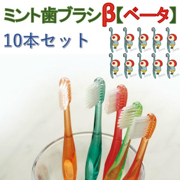 歯ブラシ　ミント歯ブラシベータ　10本セット