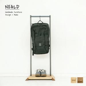 NEALD ハンガーラック 洋服掛け 本棚 ラック 無垢 北欧 シンプル