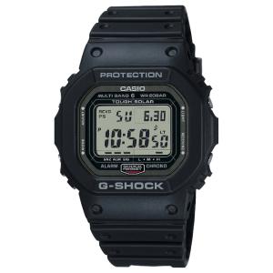 2年保証 GW-5000U-1 CASIO G-SHOCK 5600 メタルケース スクリューバック タフソーラー充電 電波時計 日本製 頑丈 見やすい 視認性 マルチバンド6 ブラック｜NEAT SOUND(ニートサウンド)