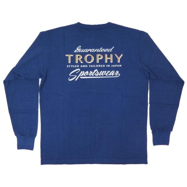 【トロフィークロージング】 バックロゴ 長袖Tシャツ/ポケット付き TROPHY CLOTHING ...