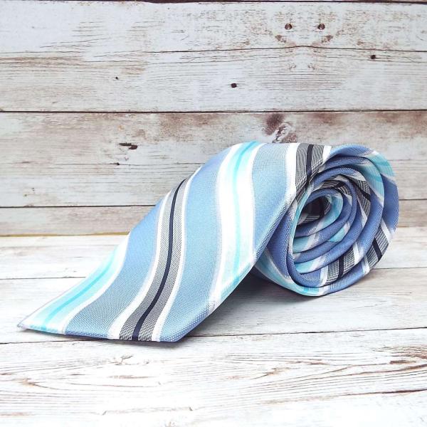 ◎春夏向きの爽やかカラー】ALEXANDER JULIAN COLOURS　レジメンタル ネクタイ｜...