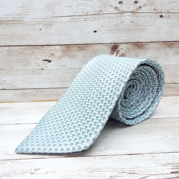 ◎ネイビー系スーツに】日本製 Franco Spada フラントコスパダ 光沢 総柄デザイン ネクタ...