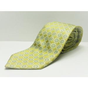 【英国の高級生地メーカーの素敵な１本】HIELD（ヒールド）｜イギリス製｜フラワー総柄ネクタイ｜ゴー...