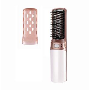 OBEST ストレートヘアブラシ コードレス ヘアアイロン ストレートブラシ ヘアアイロンブラシ 120-200℃調節可能 電池式 USB充電式 海外