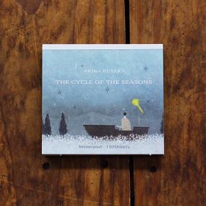 メモ帳 メモ 日下明 ブロックメモ THE CYCLE OF THE SEASONS   プレゼント ギフト おしゃれ かわいい ホワイトデー