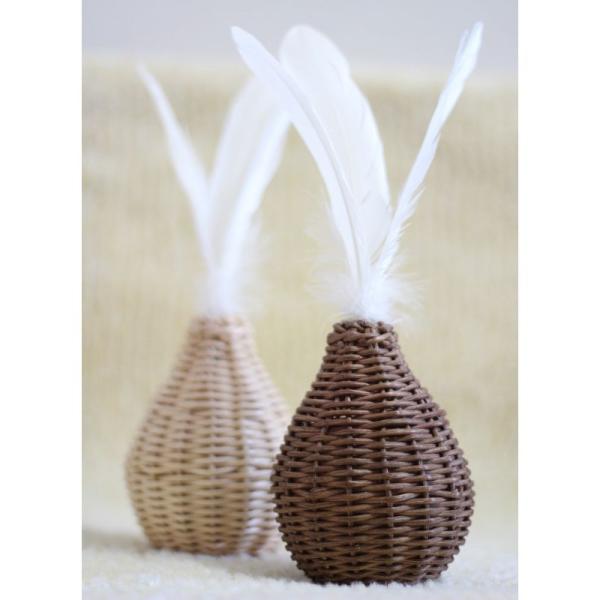 シンシアジャパン SicereJapan ラタンウォブリングトイ　カラー ナチュラル 猫 猫用おもち...