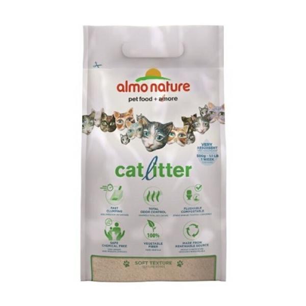 アルモネイチャー トイレに流せる キャットリター 2.27kg 100％植物素材の猫砂
