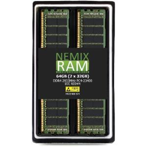 NEMIX RAM 64GB (2x32GB) DDR4-2933 PC4-23400 ECC RDIMM