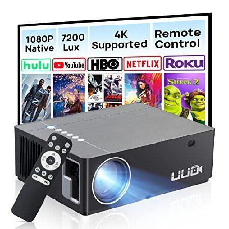 UUO 4K Projector,Native 1080P Projector for Outdoo...