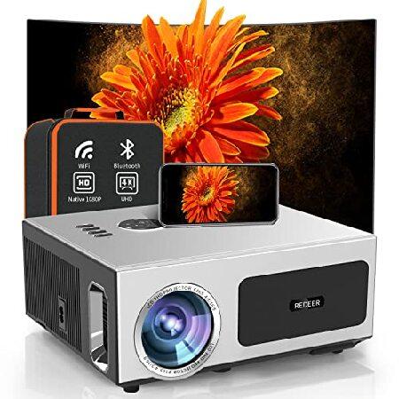 4K Projector,2000 ANSI Home Movie Projector 4K wit...