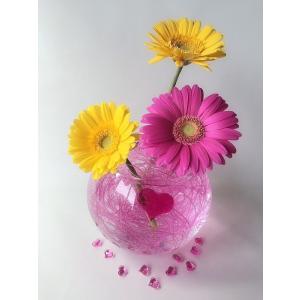 ねっこねっと(ハート大1ヶ、小10ヶ付)花器は...の詳細画像2