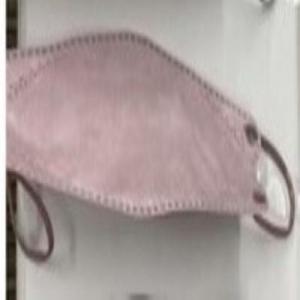 [ライラックアッシュ]  立体3Dマスク　4層不織布カラーマスク　10枚入り