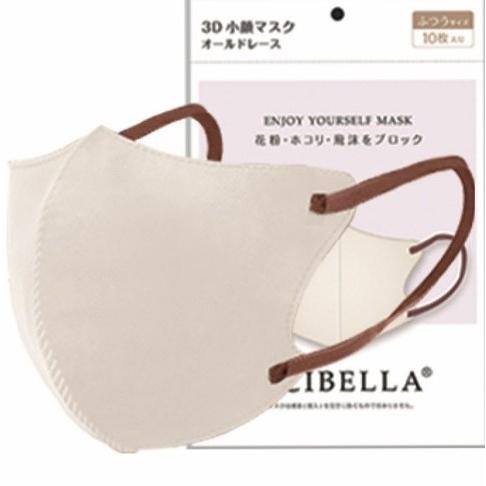 [オールドレース]  3D小顔マスク　3層バイカラー不織布マスク　20枚セット　シシベラ