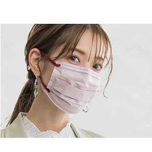 [ローズピンク]  2D　プリーツ3層不織布マスク　バイカラーマスク　MASCLUB　20枚セット