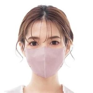 [ライラックアッシュ]  3D特殊立体マスク　ノンワイヤー3層カラー不織布マスク　シシベラ　20枚入り
