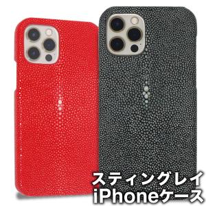 iPhone 12 ケース iPhone 12 Pro ケース カバー エイ革 スティングレイ ガル...