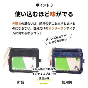 コインケース 日本が誇るデニム パスケース キ...の詳細画像4