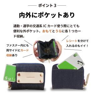 コインケース 日本が誇るデニム 小銭入れ ミニ...の詳細画像4