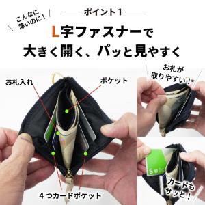 ミニ財布 日本が誇るデニム コインケース 小銭...の詳細画像2