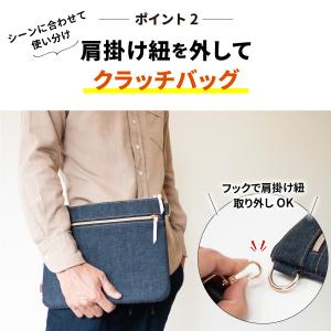 サコッシュ 日本が誇るデニム ショルダーバッグ...の詳細画像3