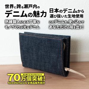 財布 日本が世界に誇るデニム メンズ 二つ折り...の詳細画像1