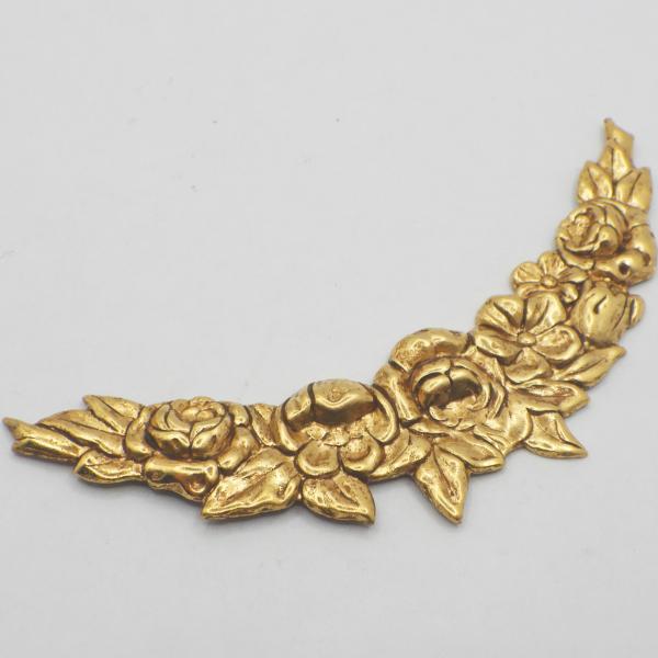 オリジナルのゴールド加工11　レア　ミリアムハスケル座金　ドールハウスの玄関ドアの上に飾って下さい。...