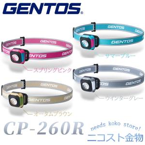 GENTOS　ヘッドライト　型番：CP-260R【260ルーメン】　USB充電式｜needs-koko-store