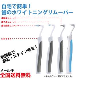 歯 ホワイトニング セルフ 自宅 歯石 ステイン除去リムーバー 微振動で簡単除去 自宅で簡単 送料無...