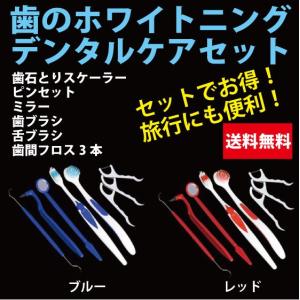 歯 ホワイトニング セルフ 自宅 デンタルケア8点セット ヤニなどの汚れを簡単除去 送料無料｜needsjp