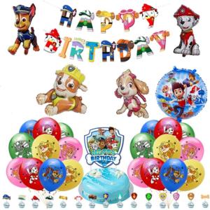 誕生日 ガーランド 室内飾り パウパトロール ...の詳細画像1