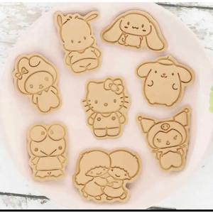 サンリオ クッキー型 8点セット 全身の詳細画像1