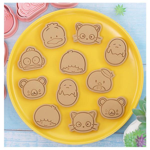 サンリオ　クッキー型抜き　顔B　8点セット