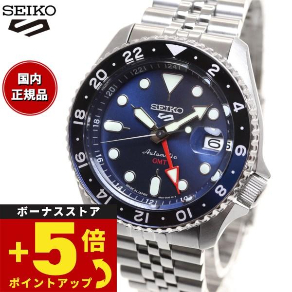 セイコー5 スポーツ 日本製 自動巻 SEIKO 5 SPORTS 流通限定 SKX GMT SBS...