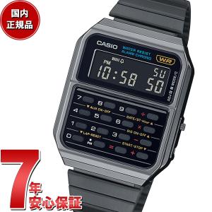 カシオ CASIO CLASSIC 限定 デジタル 腕時計 CA-500WEGG-1BJF 電卓デザイン ブラック｜neel-selectshop