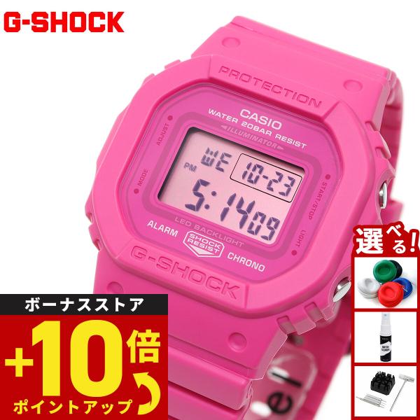 Gショック G-SHOCK デジタル 腕時計 GMD-S5610PK-4JR オールブラック ピンク...