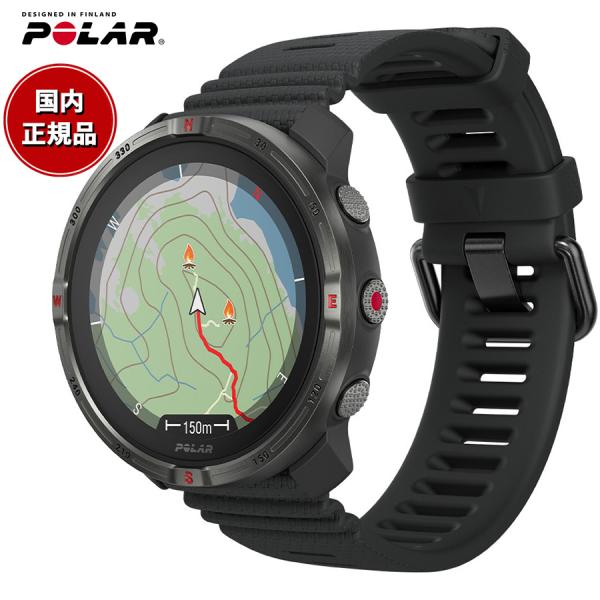 （ノベルティー付き）ポラール POLAR Grit X2 ナイトブラック S-L 腕時計 スマートウ...