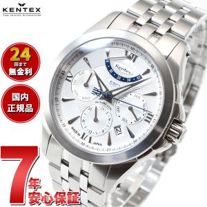 ケンテックス KENTEX 腕時計 日本製 エスパイ アクティブ2 メンズ 自動巻き マルチファンクション E546M-8｜neel-watch