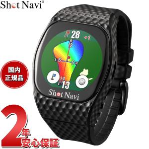 Shot Navi Crest(ショットナビ) ブラック×シルバー GPSゴルフナビ