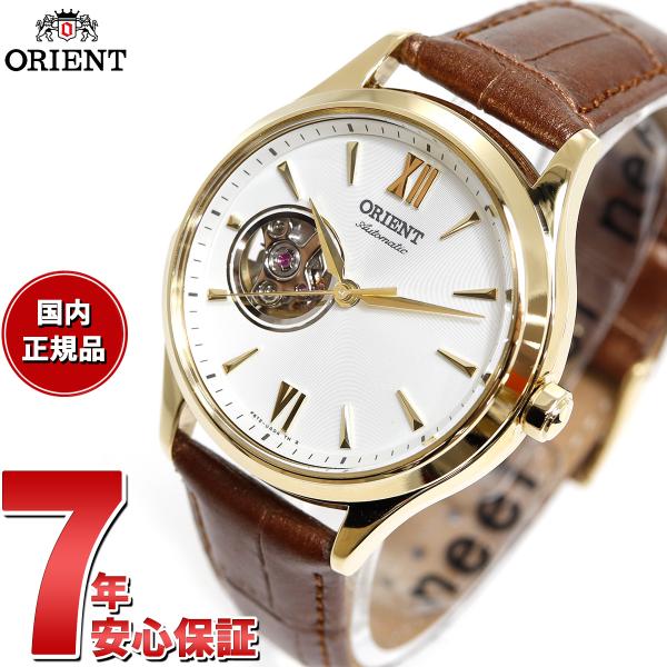 オリエント 腕時計 レディース 自動巻き ORIENT クラシック セミスケルトン RN-AG072...