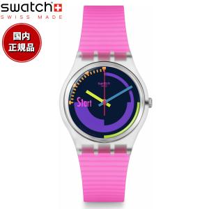 swatch スウォッチ オリジナルズ ORIGINALS SWATCH NEON PINK PODIUM 腕時計 SO28K111｜neel1999