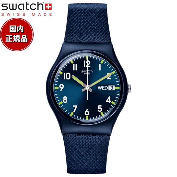 swatch スウォッチ 腕時計 メンズ レディース オリジナルズ ジェント サー・ブルー SO28...