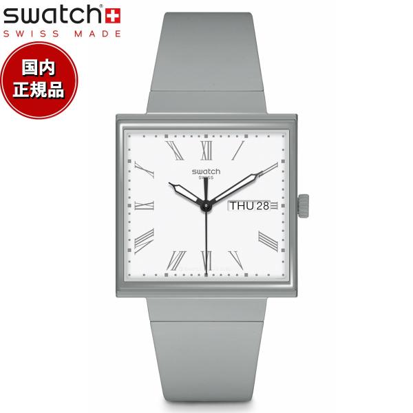 swatch スウォッチ WHAT IF...GRAY? 腕時計 SO34M700 BIOCERAM...