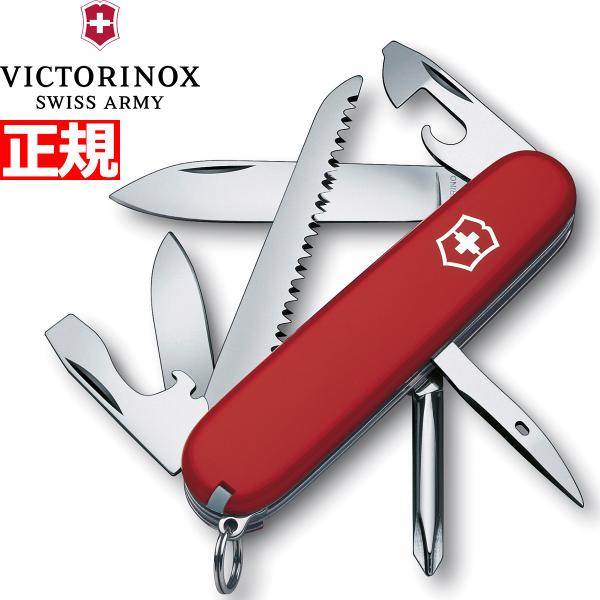 ビクトリノックス VICTORINOX ハイカー レッド ナイフ マルチツール サバイバルナイフ 1...