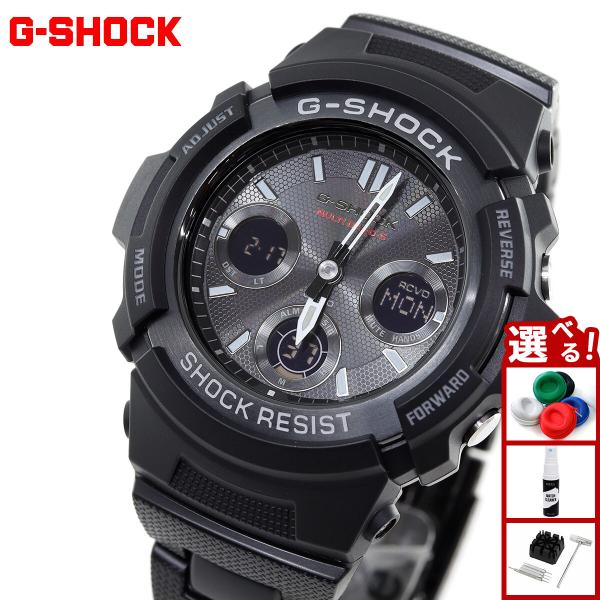 Gショック G-SHOCK 電波ソーラー 腕時計 メンズ 黒 ブラック AWG-M100SBC-1A...