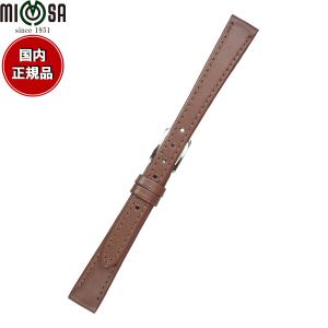 誰でも使える10％OFFクーポン19日まで ミモザ MIMOSA 腕時計 替えバンド ベルト レディース Eカーフ カーフ 14mm ダークブラウン/シルバー 時計 牛革
