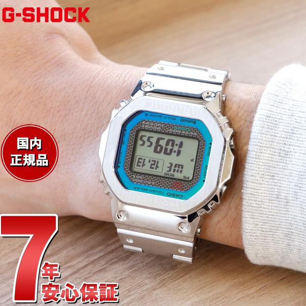 Gショック 電波ソーラー G-SHOCK 腕時計 メンズ GMW-B5000PC-1JF フルメタル...