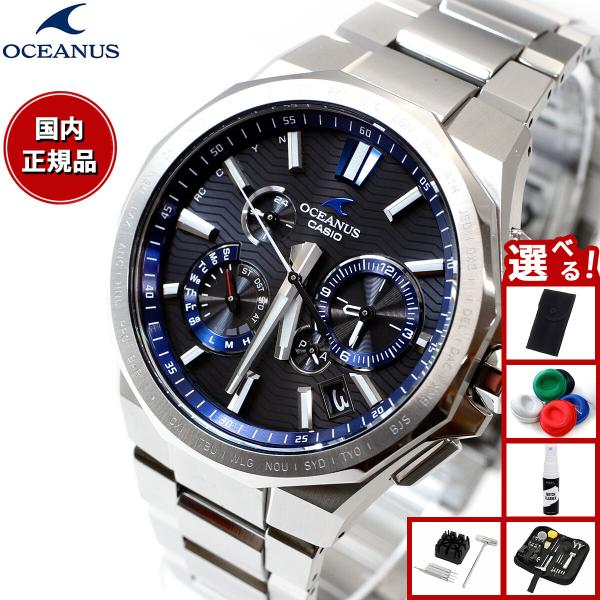 （豪華おまけ有） オシアナス 電波ソーラー 腕時計 メンズ OCW-T6000-1AJF カシオ C...