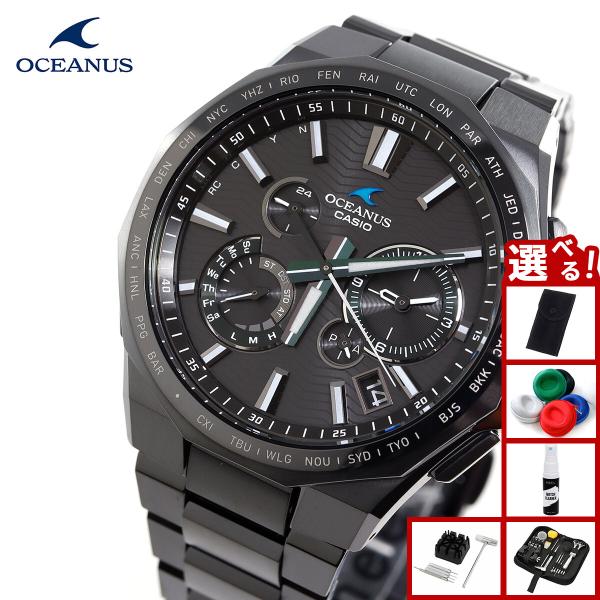 オシアナス 電波ソーラー 腕時計 メンズ OCW-T6000B-1AJF カシオ CASIO OCE...