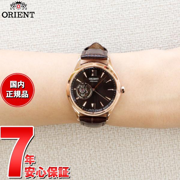 オリエント 腕時計 レディース 自動巻き ORIENT クラシック セミスケルトン RN-AG072...