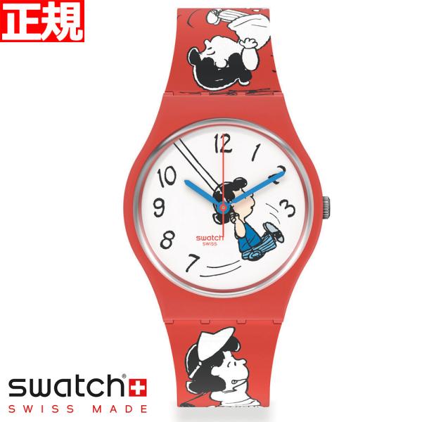 swatch スウォッチ PEANUTS ピーナッツ コラボ ルーシー 腕時計 メンズ レディース ...